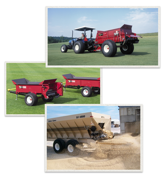 three separate images of Millcreek products being used
