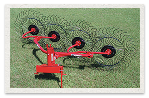 Bush Hog Lift Wheel Hay Rake